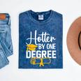 Hotter By One Degree Graduation 2025 Mineral Wash Tshirts Mineral Navy