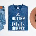 Now Hotter By One Degree Graduation Grade Student Mineral Wash Tshirts Mineral Navy