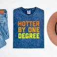 Hotter By One Degree Graduation Shirt College Major Graduate Mineral Wash Tshirts Mineral Navy