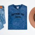 I'm From The 1900s Cute Mineral Wash Tshirts Mineral Navy