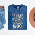I'm From The 1900s Old Humor Boomer Dad Father's Day Premium Mineral Wash Tshirts Mineral Navy I'm From The 1900s Old Humor Boomer Dad Father's Day Premium Mineral Wash Tshirts Mineral Navy
