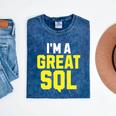 I'm A Great SQL Introvert Saying Inbound Marketing Premium Tri-Blend Mineral Wash Tshirts Mineral Navy