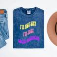 I'm Just Social Distancing Introvert Funny Mineral Wash Tshirts Mineral Navy I'm Just Social Distancing Introvert Funny Mineral Wash Tshirts Mineral Navy