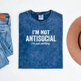 I'm Not Antisocial I'm Just Plotting Saying Introvert Mineral Wash Tshirts Mineral Navy I'm Not Antisocial I'm Just Plotting Saying Introvert Mineral Wash Tshirts Mineral Navy