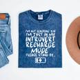 I'm Not Ignoring You I'm Just In My Introvert Recharge Mode Mineral Wash Tshirts Mineral Navy I'm Not Ignoring You I'm Just In My Introvert Recharge Mode Mineral Wash Tshirts Mineral Navy