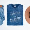 I'm Not Old I'm Classic Nostalgia Retro Vintage Birthday Mineral Wash Tshirts Mineral Navy