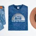 I'm Not Old I'm Classic Retro Boombox Nostalgia Mineral Wash Tshirts Mineral Navy