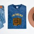 I'm This Old Please Rewind 80s 90s Nostalgia VHS VCR Mineral Wash Tshirts Mineral Navy