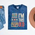 I'm This Old Vintage Cassette Tape Nostalgia Mineral Wash Tshirts Mineral Navy