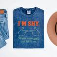 I'm Shy Please Come Over & Talk To Me Introvert Shying Mineral Wash Tshirts Mineral Navy I'm Shy Please Come Over & Talk To Me Introvert Shying Mineral Wash Tshirts Mineral Navy