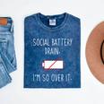 I'm So Over It Saying For Introvert And Shy People Mineral Wash Tshirts Mineral Navy I'm So Over It Saying For Introvert And Shy People Mineral Wash Tshirts Mineral Navy