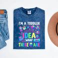 I'm A Toddler I Have No Ideas Retro Vintage 90s Nostalgia Mineral Wash Tshirts Mineral Navy