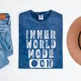 Inner World Mode On Introvert Saying Mineral Wash Tshirts Mineral Navy Inner World Mode On Introvert Saying Mineral Wash Tshirts Mineral Navy