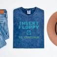 Insert Floppy To Continue Retro Computer Nostalgia Tech Top Mineral Wash Tshirts Mineral Navy Insert Floppy To Continue Retro Computer Nostalgia Tech Top Mineral Wash Tshirts Mineral Navy