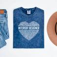 Interior Er Heart Graduation Mineral Wash Tshirts Mineral Navy