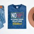 International Relations Major Student Shirt Graduation Mineral Wash Tshirts Mineral Navy