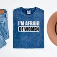 Introvert Anti-Social Shy Teen Joke Sarcastic Mineral Wash Tshirts Mineral Navy