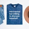 Introvert Baseball Player Fan Mineral Wash Tshirts Mineral Navy Introvert Baseball Player Fan Mineral Wash Tshirts Mineral Navy