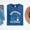 Introvert By Choice Mineral Wash Tshirts Mineral Navy Introvert By Choice Mineral Wash Tshirts Mineral Navy