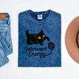 Introvert Energy Cat Love Cat Meme Mineral Wash Tshirts Mineral Navy Introvert Energy Cat Love Cat Meme Mineral Wash Tshirts Mineral Navy