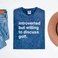 Introvert Golf Introverted Golfer Mineral Wash Tshirts Mineral Navy Introvert Golf Introverted Golfer Mineral Wash Tshirts Mineral Navy