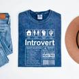 Introvert Label Antisocial Loner Socially Awkward Mineral Wash Tshirts Mineral Navy Introvert Label Antisocial Loner Socially Awkward Mineral Wash Tshirts Mineral Navy