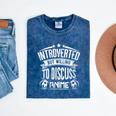 Introvert Quote Introverted But Willing To Discuss Anime Mineral Wash Tshirts Mineral Navy