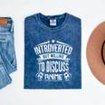 Introvert Quote Introverted But Willing To Discuss Anime Mineral Wash Tshirts Mineral Navy
