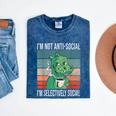 Introvert Selectively Social Anti-Social Shy Mineral Wash Tshirts Mineral Navy Introvert Selectively Social Anti-Social Shy Mineral Wash Tshirts Mineral Navy