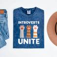 Introvert Unite Kitty Paws Raise Introverted Gathering Mineral Wash Tshirts Mineral Navy Introvert Unite Kitty Paws Raise Introverted Gathering Mineral Wash Tshirts Mineral Navy
