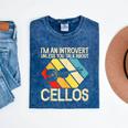 Im An Introvert Unless You Talk About Cellos Mineral Wash Tshirts Mineral Navy