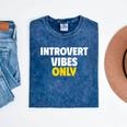 Introvert Vibes Only Mineral Wash Tshirts Mineral Navy Introvert Vibes Only Mineral Wash Tshirts Mineral Navy