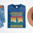 Introvert But Willing To Discuss Running Mineral Wash Tshirts Mineral Navy