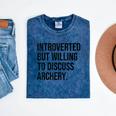 Introverted Archer Archery Introvert Mineral Wash Tshirts Mineral Navy Introverted Archer Archery Introvert Mineral Wash Tshirts Mineral Navy
