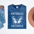 Introverted Introvert Antisocial Butterfly Mineral Wash Tshirts Mineral Navy Introverted Introvert Antisocial Butterfly Mineral Wash Tshirts Mineral Navy