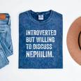 Introverted But Ready To Discuss Nephilim Humor Mineral Wash Tshirts Mineral Navy Introverted But Ready To Discuss Nephilim Humor Mineral Wash Tshirts Mineral Navy