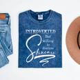 Introverted Skincare Esthetician Beautician Cosmetologist Mineral Wash Tshirts Mineral Navy