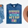 Introverted But Willing To Discuss 90's Rap Mineral Wash Tshirts Mineral Navy Introverted But Willing To Discuss 90's Rap Mineral Wash Tshirts Mineral Navy