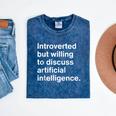 Introverted But Willing To Discuss AI Introverts Mineral Wash Tshirts Mineral Navy Introverted But Willing To Discuss AI Introverts Mineral Wash Tshirts Mineral Navy