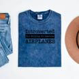 Introverted But Willing To Discuss Airplanes Aviation Mineral Wash Tshirts Mineral Navy Introverted But Willing To Discuss Airplanes Aviation Mineral Wash Tshirts Mineral Navy