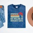 Introverted But Willing To Discuss Cats Kitten Pet Lover Mineral Wash Tshirts Mineral Navy Introverted But Willing To Discuss Cats Kitten Pet Lover Mineral Wash Tshirts Mineral Navy