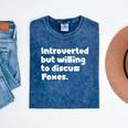 Introverted But Willing To Discuss Foxes Introvert Mineral Wash Tshirts Mineral Navy Introverted But Willing To Discuss Foxes Introvert Mineral Wash Tshirts Mineral Navy