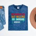 Introverted But Willing To Discuss Horses Mineral Wash Tshirts Mineral Navy Introverted But Willing To Discuss Horses Mineral Wash Tshirts Mineral Navy