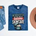 Introverted But Willing Discuss Skincare Mineral Wash Tshirts Mineral Navy