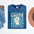 Introverts Unite Separately Introverted Antisocial Mineral Wash Tshirts Mineral Navy Introverts Unite Separately Introverted Antisocial Mineral Wash Tshirts Mineral Navy