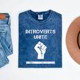 Introverts Unite Separately In Your Own Homes Sarcasm Mineral Wash Tshirts Mineral Navy Introverts Unite Separately In Your Own Homes Sarcasm Mineral Wash Tshirts Mineral Navy