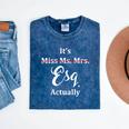Its Esq Actually Female Lawyer Graduation Pass The Bar Exam Mineral Wash Tshirts Mineral Navy