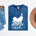 It's Way Too Peopley Outside Cute Cat Introvert Mineral Wash Tshirts Mineral Navy It's Way Too Peopley Outside Cute Cat Introvert Mineral Wash Tshirts Mineral Navy