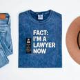 JD ESQ Law Graduate Fact I’m a Lawyer Now Graduation Mineral Wash Tshirts Mineral Navy