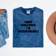 I Make Jokes When Im Uncomfortable Sarcastic Introvert Raglan Baseball Tee Mineral Wash Tshirts Mineral Navy I Make Jokes When Im Uncomfortable Sarcastic Introvert Raglan Baseball Tee Mineral Wash Tshirts Mineral Navy